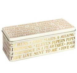EBX2092_ 12 days of christmas Gold Toast design by Emma Bridgewater